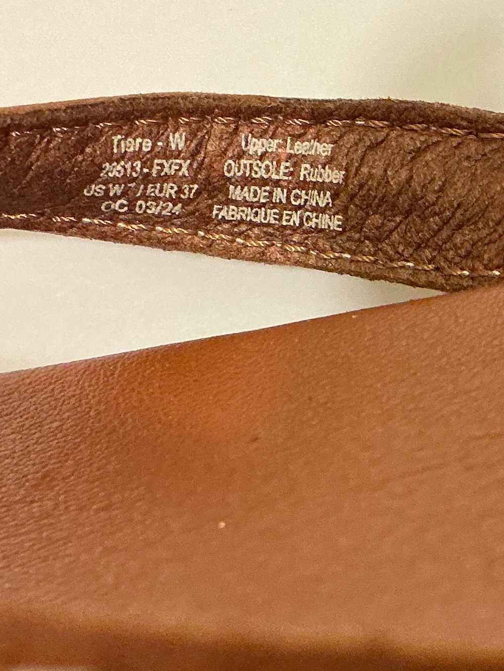 OluKai Brown Tiare Leather Flip Flop Sandals $120 - Picture 5 of 6